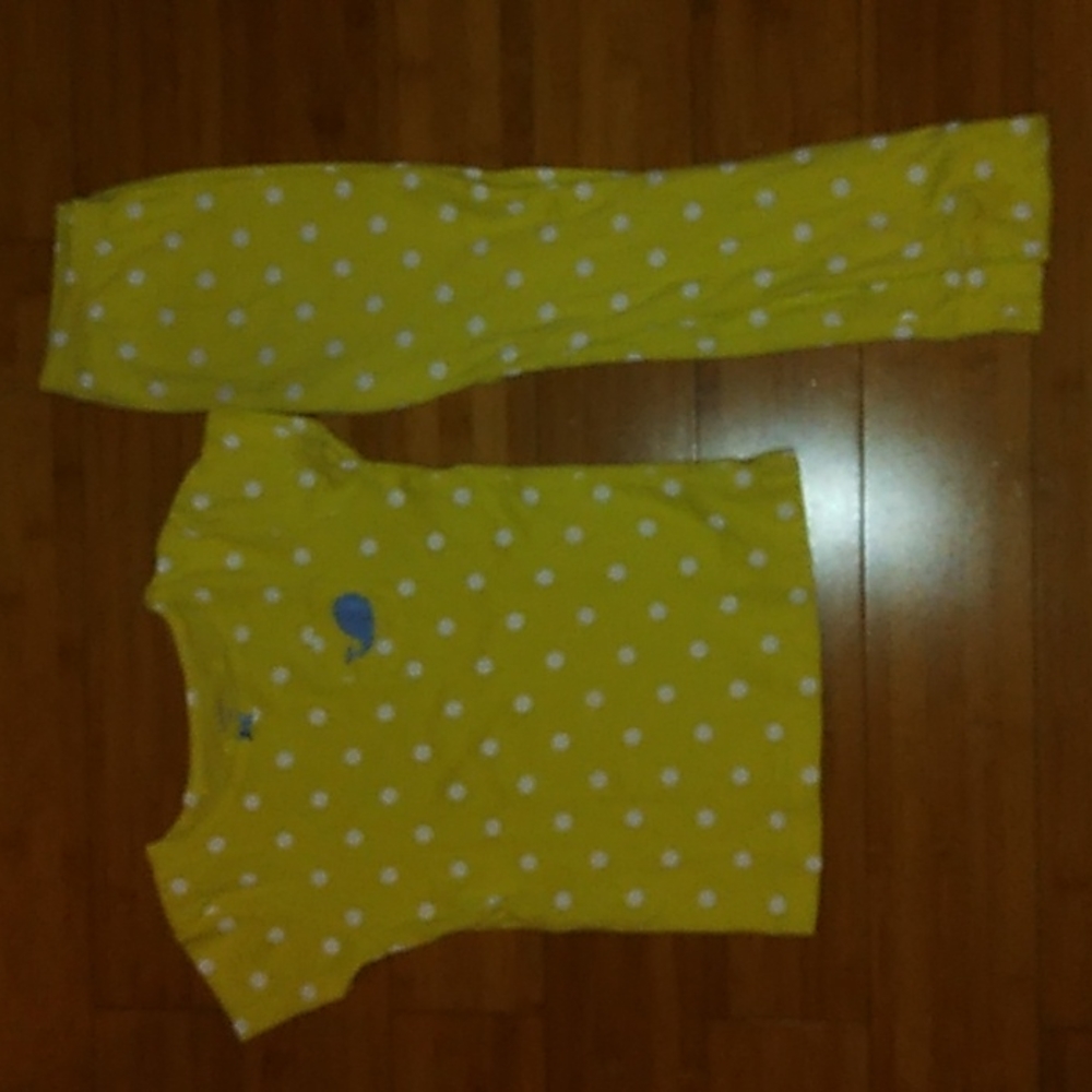 Carters girls 2 piece short sleeve pajama